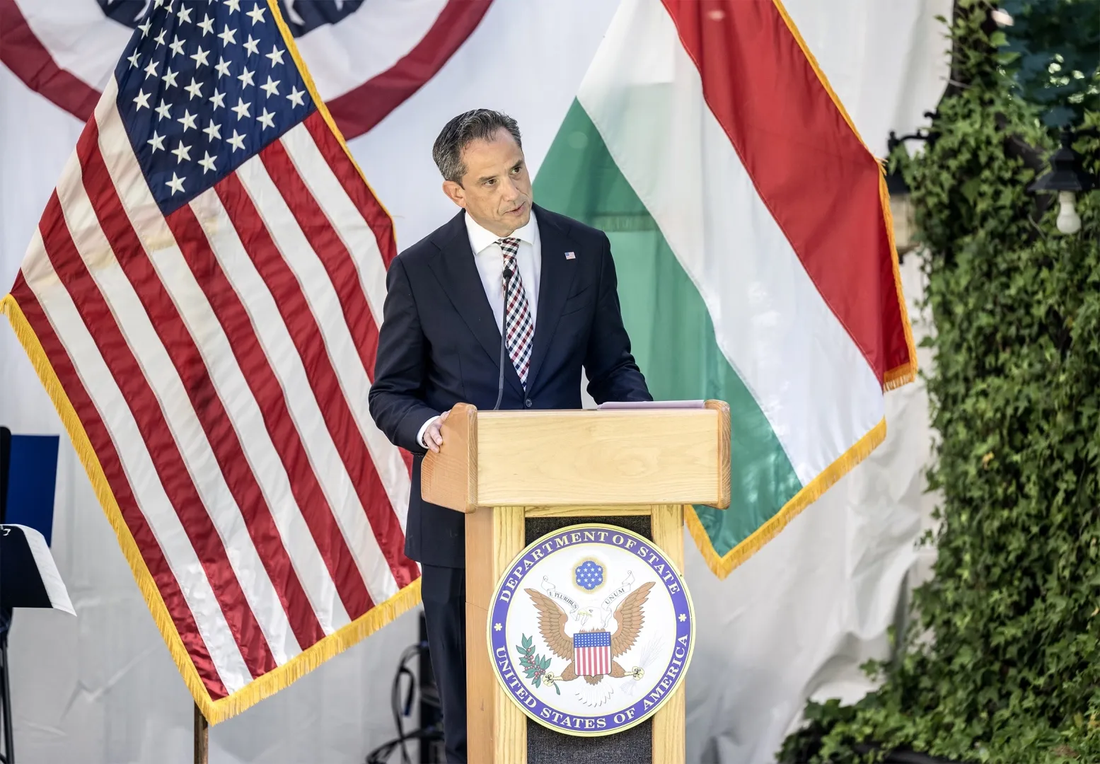 Photos from the Independence Day reception. (Photo: Public Diplomacy Section at the U.S. Embassy Budapest)